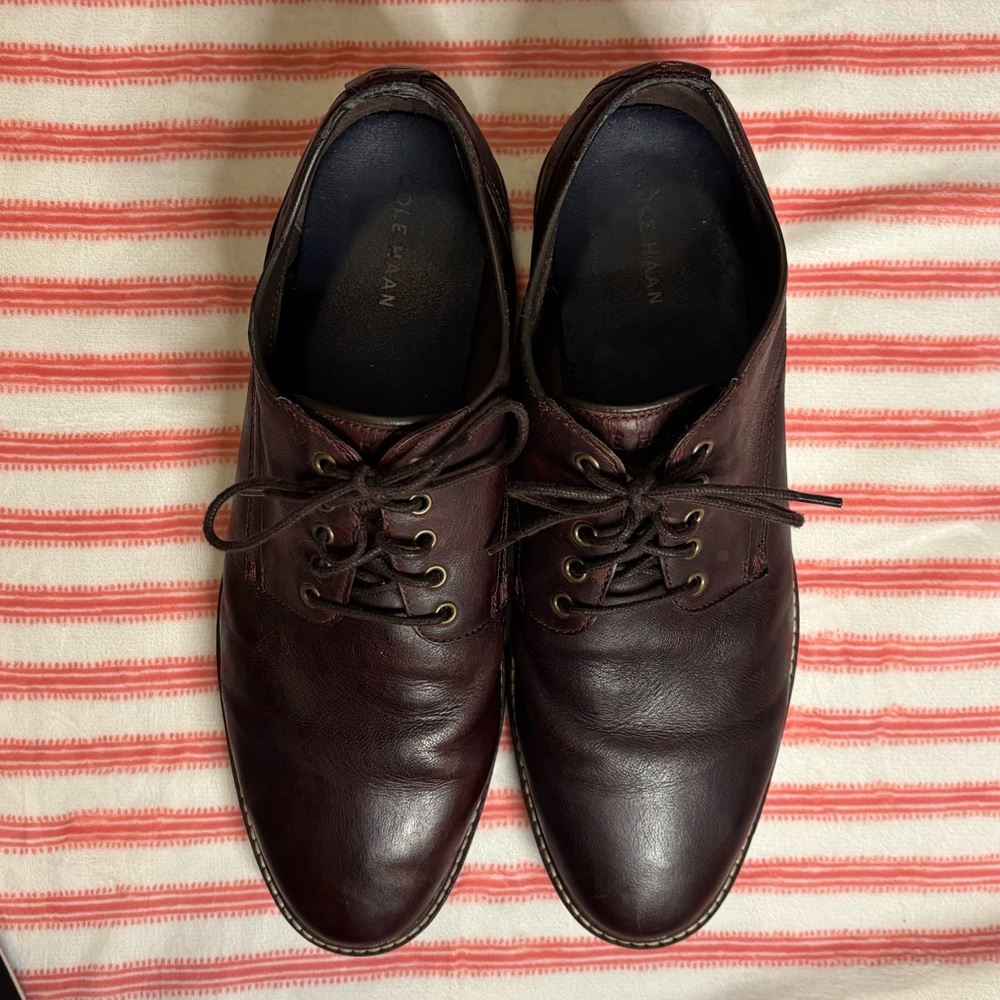 Cole Haan Oxford Casual Dress Shoes men’s sz 13. Dark Brown C30634 - Picture 3 of 10